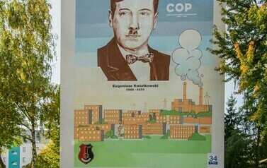 Mural Eugeniusza Kwiatkowskiego