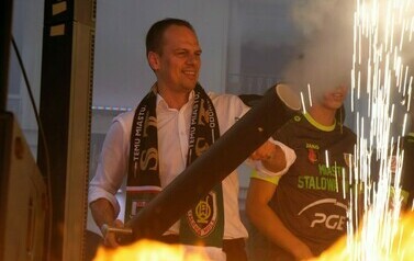 Awans Stali Stalowa Wolo do 1 ligi Awans Stali Stalowa Wolo do 1 ligi (na zdjęciu znajduje się mężczyzna)