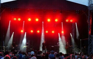 Festiwal Polska od Kuchni 2024 (na zdjęciu znajduje się scena koncertowa)
