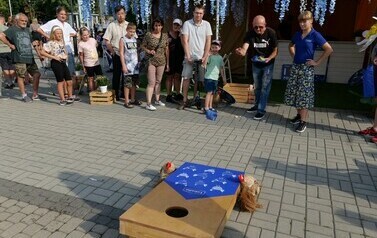 Festiwal Polska od Kuchni 2024 (na zdjęciu znajduje się grupa os&oacute;b)