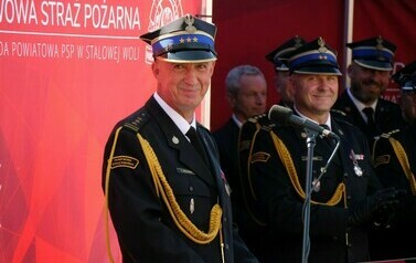 Przejście na emeryturę st. bryg. Leszka Zielińskiego (zdjęcie przedstawia strażaka)