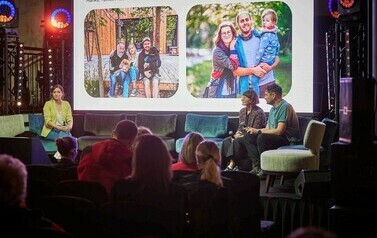 III Podkarpackie Forum Turystyk (na zdjęciu znajduje się męzczyzna i dwie kobiety)