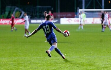 Turniej kwalifikacyjny U19 UEFA (na zdjęciu znajduje się piłkarz)
