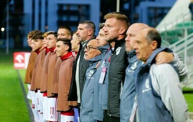 Turniej kwalifikacyjny U19 UEFA (na zdjęciu znajdują się mężczyźni)