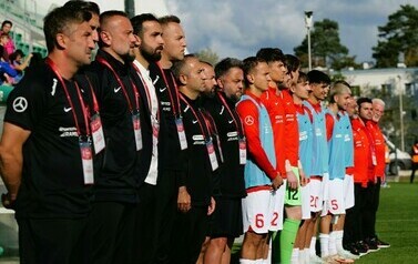 Turniej kwalifikacyjny U19 UEFA (na zdjęciu znajdują się mężczyźni)