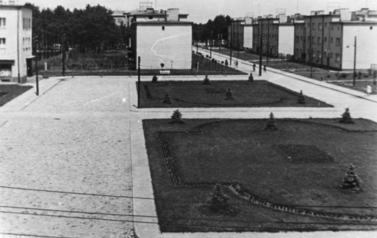 O mieście (na zdjęciu znajduje się ujęcie fotograficzne miasta Stalowe Woli sprzed lat)
