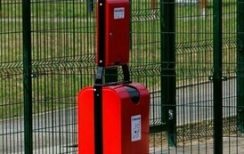  &bdquo;Psi park&rdquo; już na ukończeniu (na zzdjęciu znajduje się kosz na śmieci)