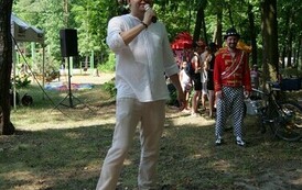 Piknik Rodzinny i otwarcie Wodnego Placu Zabaw (na zdjęciu znajduje się mężczyzna)