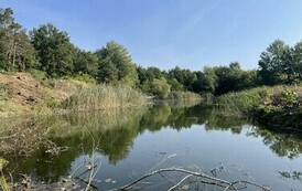 Zbiornik "Kacze Doły" (na zdjęciu znajduje się zbiornik wodny)