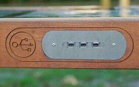Otwarcie Ogrodu Zucha (na zdjęciu widoczne są porty USB)