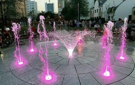 Otwarcie Ogrodu Zucha (na zdjęciu widoczna jest fontanna)