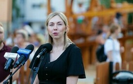 Otwarcie Ogrodu Zucha (na zdjęciu widoczna jest kobieta)