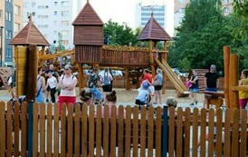 Otwarcie Ogrodu Zucha (na zdjęciu widoczni są mieszkańcy)