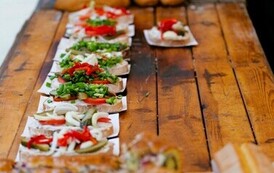 Festiwal Czekolady i słodkości w Stalowej Wol (na zdjęciu znajdują się potrawy)