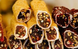 Festiwal Czekolady i słodkości w Stalowej Wol (na zdjęciu znajdują się słodkości)