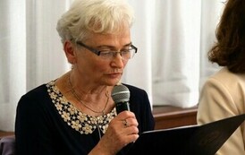 70-lecie Koła Powiatowego Polskiego Związku Niewidomych (na zdjeciu znajduje sie kobieta)