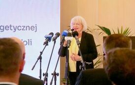 Największa inwestycja MZK z dofinansowaniem (na zdjęciu znajduje się kobieta)