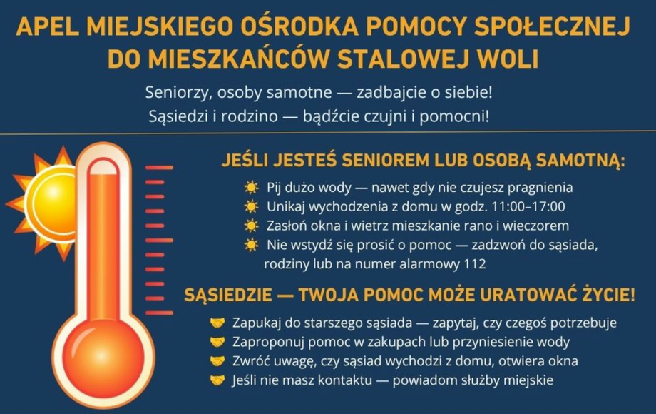 Zdjęcie do Apel Miejskiego Ośrodka Pomocy Społecznej w Stalowej Woli