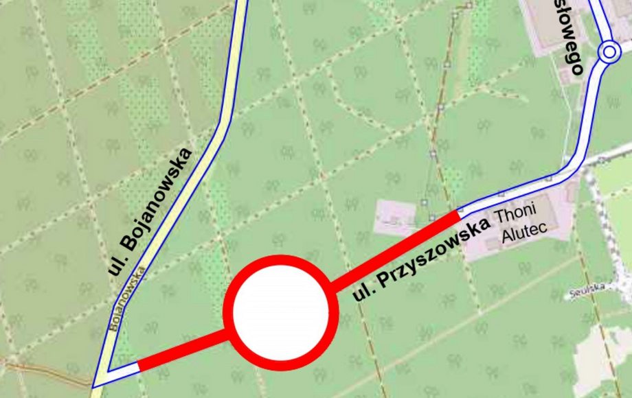 Zdjęcie do Uwaga! Czasowe zamnknięcie ul. Przyszowskiej