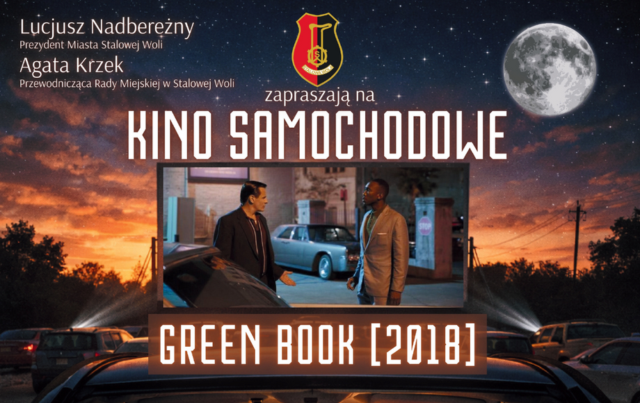 Zdjęcie do &bdquo;Green Book&rdquo; (2018) na ekranie kina samochodowego