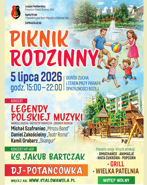 Piknik Rodzinny w Stalowej Woli &ndash; moc atrakcji dla całych rodzin już 5 lipca