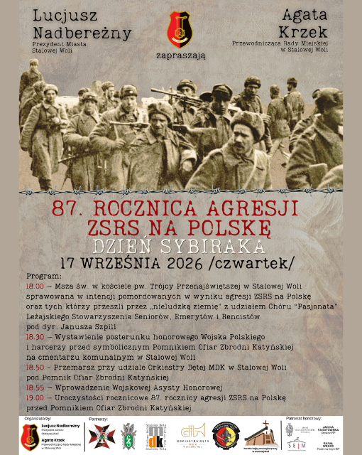 17 września oddamy hołd ofiarom sowieckiej agresji. Dzień Sybiraka