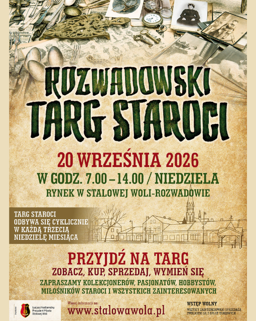 Wrześniowy Rozwadowski Targ Staroci w Stalowej Woli