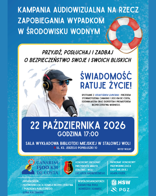 Świadomość ratuje życie &ndash; spotkanie o bezpieczeństwie nad wodą