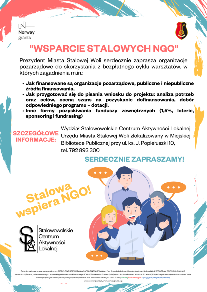 wsparcie stalowych NGO