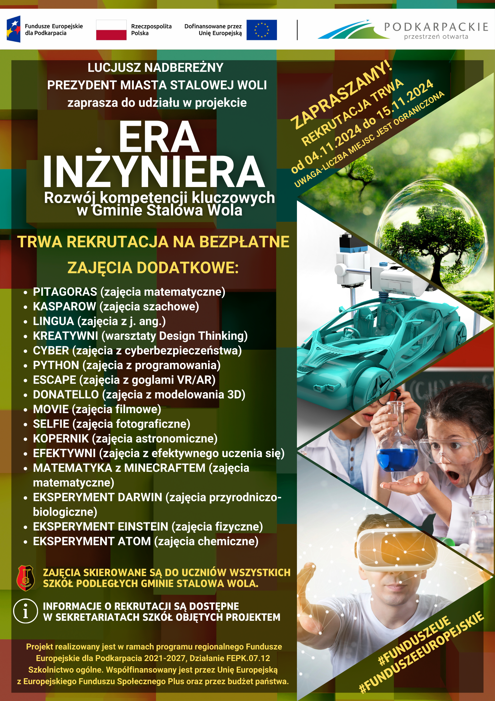 Plakat promujący projekt Era Inżyniera