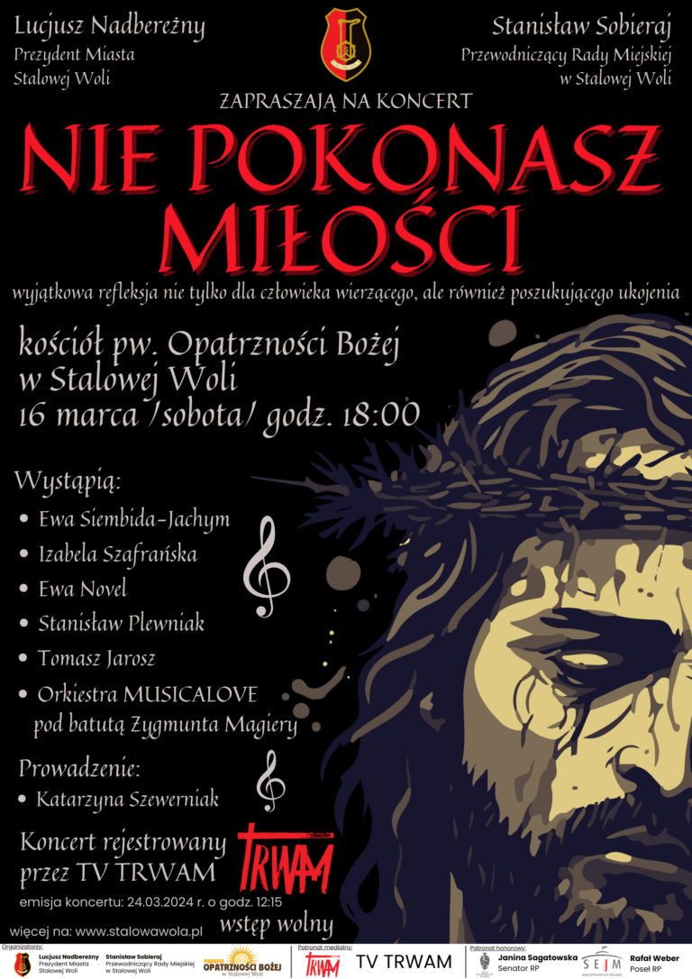 plakat koncert pasyjny