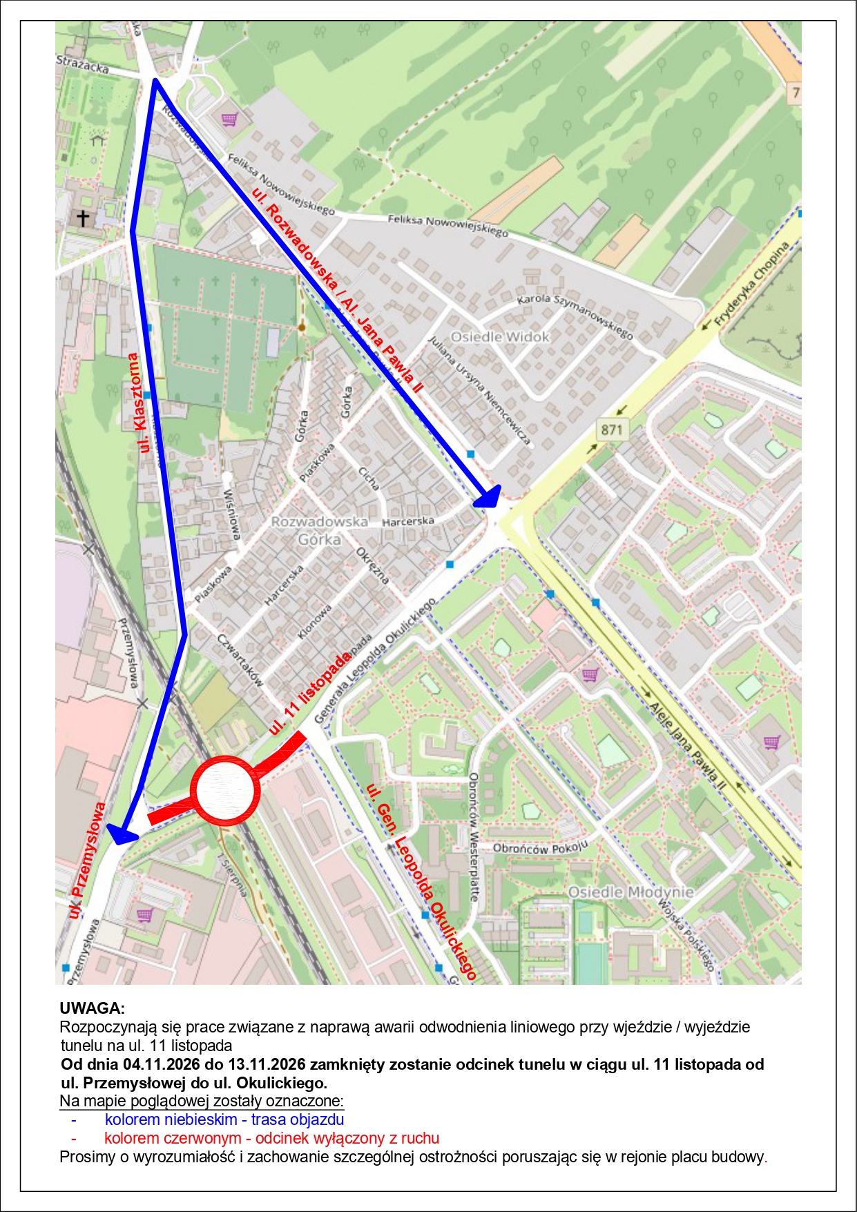 zamknięcie_odcinka_drogi_ul-_11_listopada_tunel_