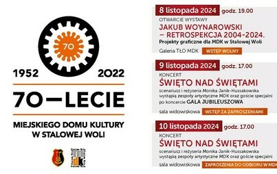 Zdjęcie do Jubileusz 70-lecia Miejskiego Domu Kultury w Stalowej Woli