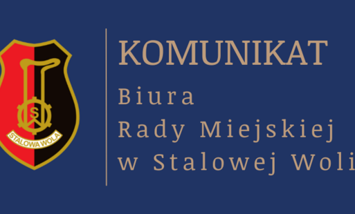 Komunikat Biura Rady Miejskiej