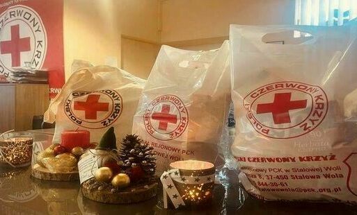 Święty Mikołaj odwiedził biuro Polskiego Czerwonego Krzyża w Stalowej Woli