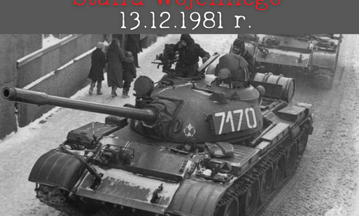 grafika o 42. rocznicy wprowadzenia Stanu Wojennego