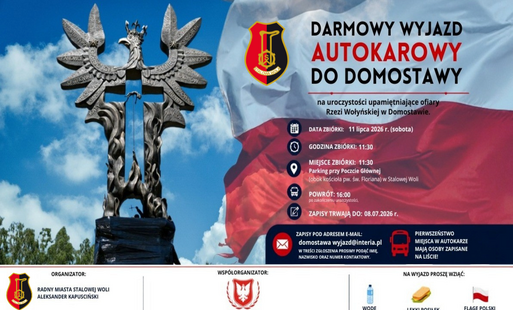 Zdjęcie do Bezpłatny wyjazd do Domostawy. Wsp&oacute;lnie oddajmy hołd Ofiarom Rzezi Wołyńskiej 