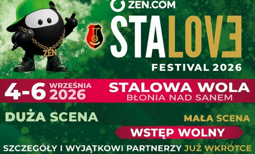 Zdjęcie do Wrześniowy ZEN STALOVE FESTIVAL 2026 zbliża się wielkimi krokami! 