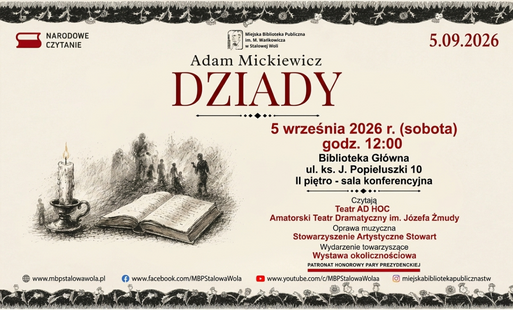 Zdjęcie do Narodowe Czytanie, teatry i &bdquo;Dziady&rdquo;