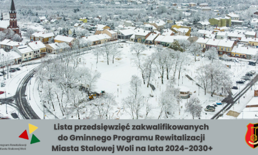 Zdjęcie do Lista przedsięwzięć zakwalifikowanych do Gminnego Programu Rewitalizacji Miasta Stalowej Woli na lata 2024-2030+