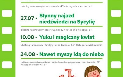 Zdjęcie do Letnie KINO DZIECI &ndash; &bdquo;Yuku i magiczny kwiat&rdquo;